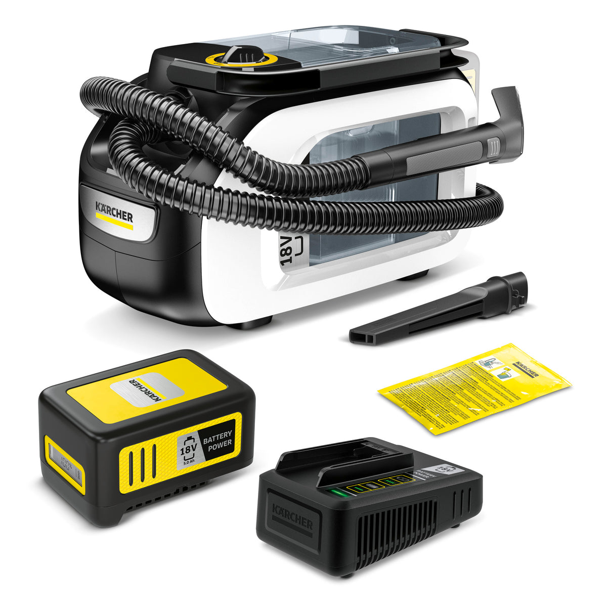 Kärcher Batteridriven textiltvätt SE 3-18 Compact Home (inkl. batteri och laddare) – Bild 1