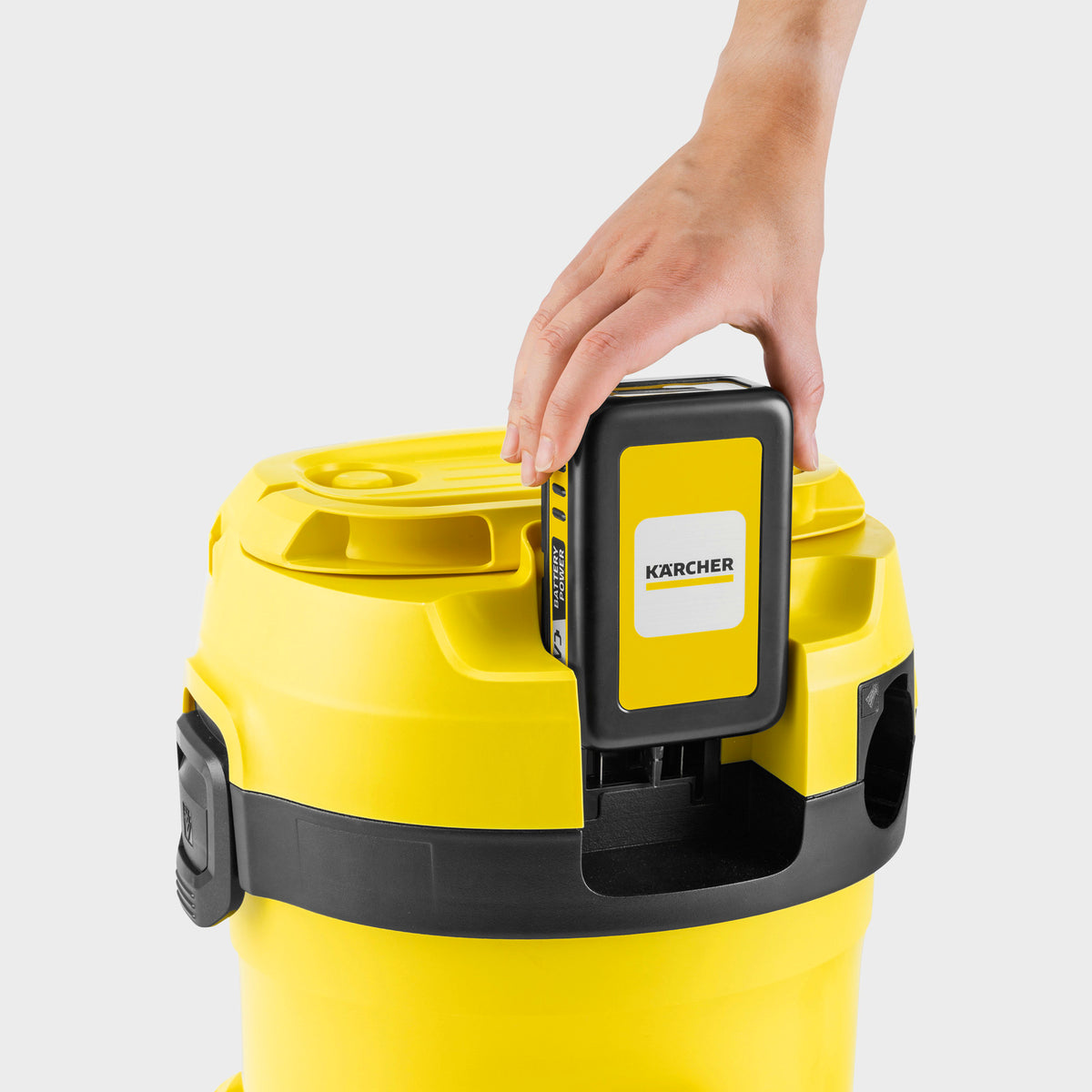 Kärcher Batteridriven grovdammsugare för vått och torrt WD 2 Set 18 V – Bild 4