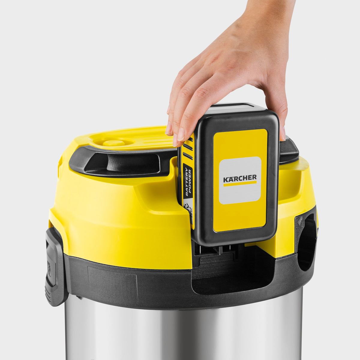 Kärcher Batteridriven grovdammsugare för vått och torrt WD 3 Set 18 V – Bild 5