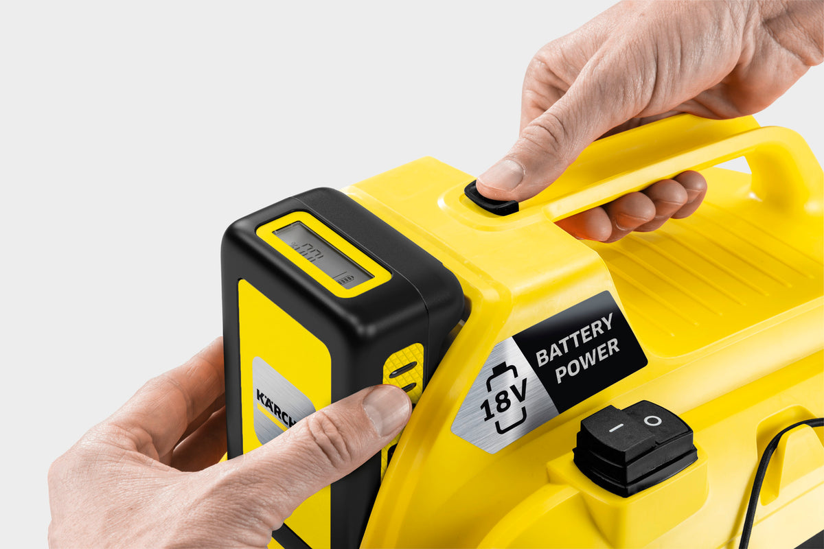Kärcher Batteridriven grovdammsugare för vått och torrt WD 1 Compact Set – Bild 3