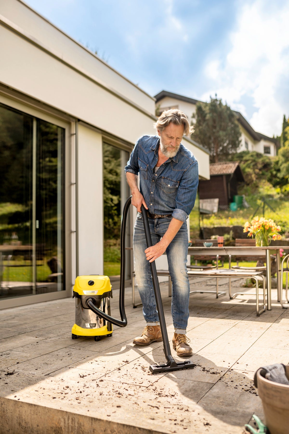 Kärcher Batteridriven grovdammsugare för vått och torrt WD 3 Set 18 V – Bild 10
