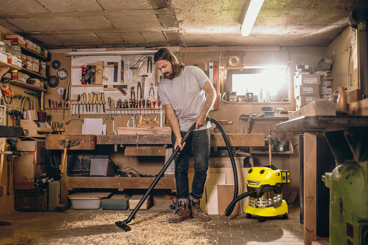 Kärcher Batteridriven grovdammsugare för vått och torrt WD 4-18 S Dual Battery Set (inkl. batteri och laddare) – Bild 9
