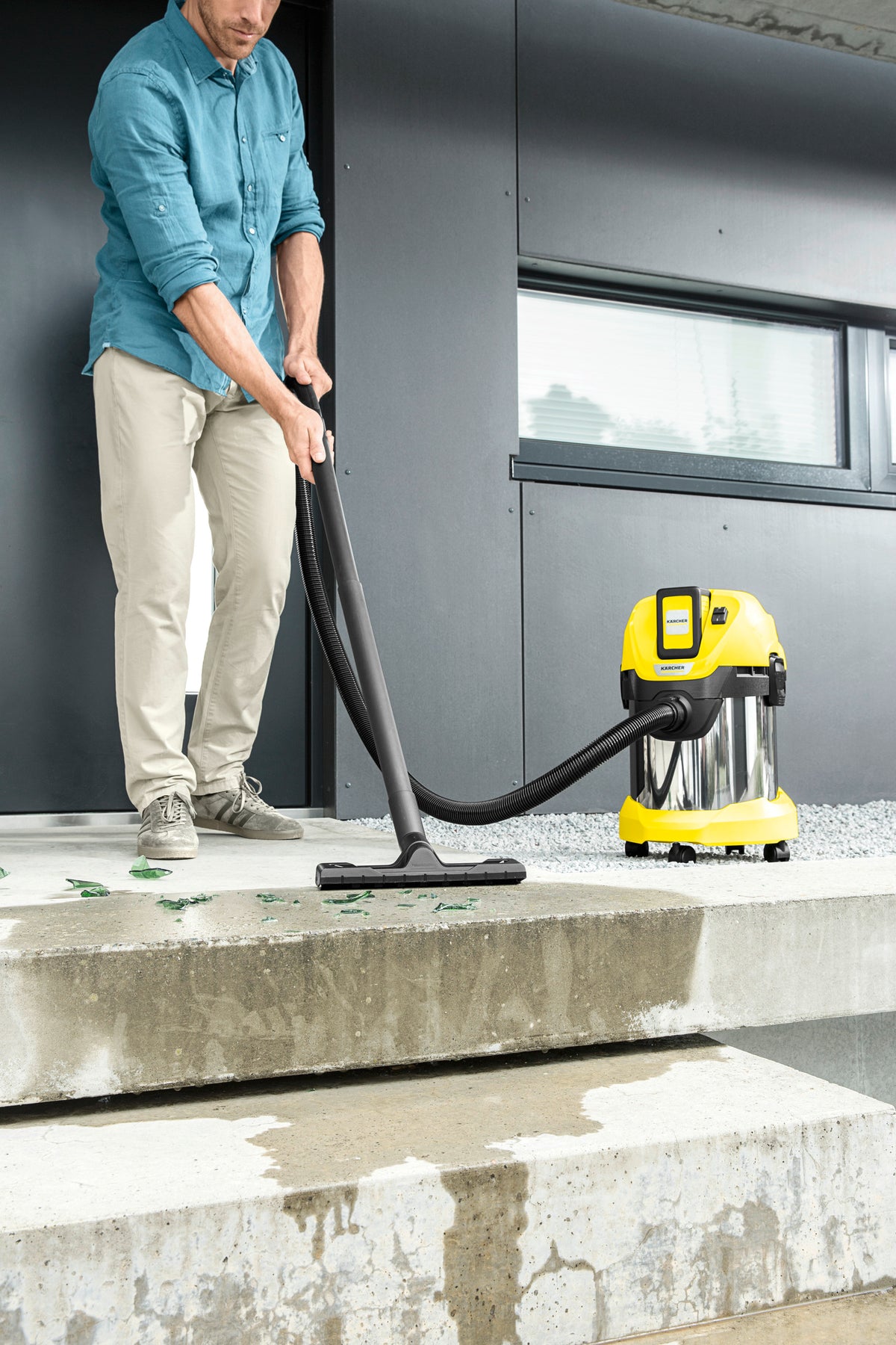 Kärcher Batteridriven grovdammsugare för vått och torrt WD 3 Premium Set 36 V – Bild 10